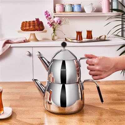 Karaca Rodos Midi Boy Çaydanlık