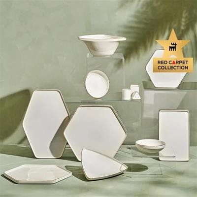 Karaca Streamline Geo Gold 59 Parça 12 Kişilik Yemek Takımı