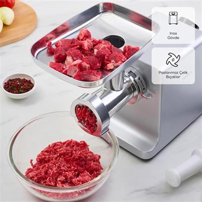 Karaca Sucuk - Sosis Ve İçli Aparatlı Kıyma Makinesi Inox