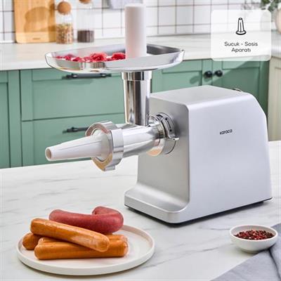 Karaca Sucuk - Sosis Ve İçli Aparatlı Kıyma Makinesi Inox