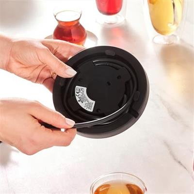 Karaca Tea Glass 2 İn 1 Çelik Çay Makinesi Ve Kettle Antrasit