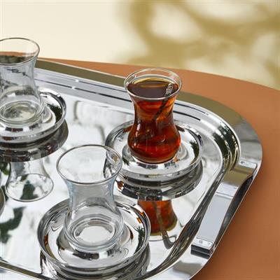 Karaca Timeless Platin 40 Parça 12 Kişilik Çay Seti