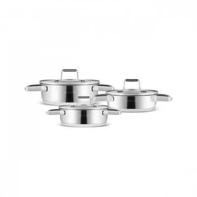 Karaca Valora 6 Parça Çelik Sahan Seti