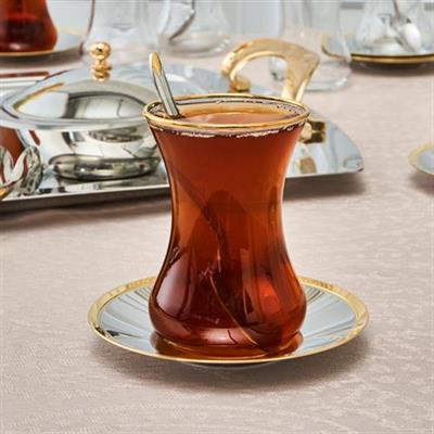 Karaca Vista Gold 40 Parça 12 Kişilik Çay Seti