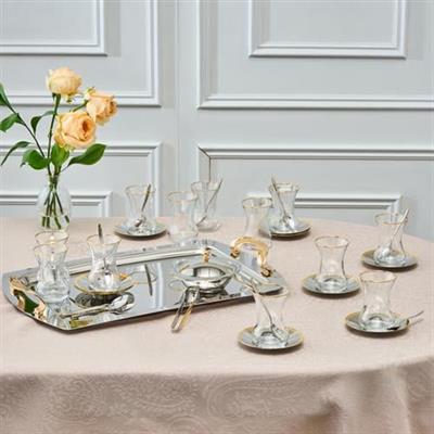 Karaca Vista Gold 40 Parça 12 Kişilik Çay Seti