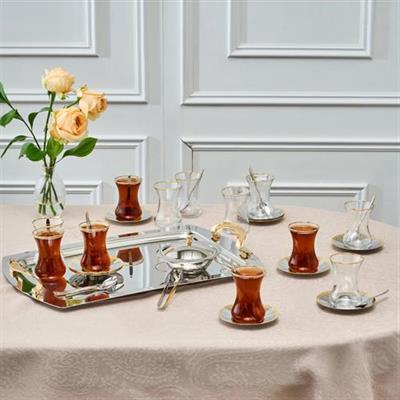 Karaca Vista Gold 40 Parça 12 Kişilik Çay Seti