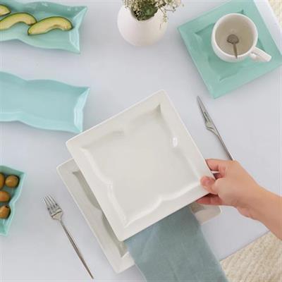 Karaca Winx Green Kare 28 Parça 6 Kişilik Kahvaltı Takımı