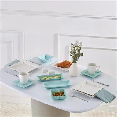 Karaca Winx Green Kare 28 Parça 6 Kişilik Kahvaltı Takımı