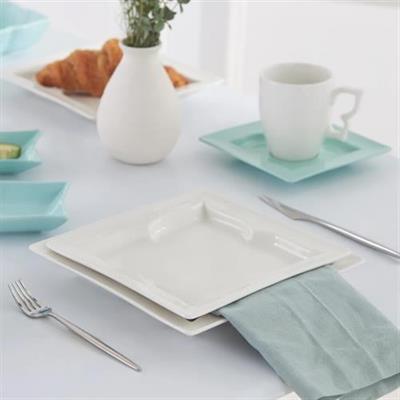 Karaca Winx Green Kare 28 Parça 6 Kişilik Kahvaltı Takımı