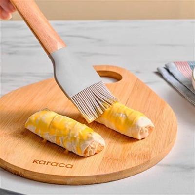 Karaca X Refika Gadgets Ahşap Saplı Silikon Fırça
