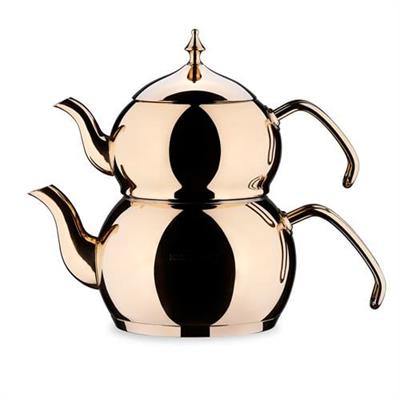 Korkmaz Hanedan Gold Premium Çaydanlık Takımı A222-02