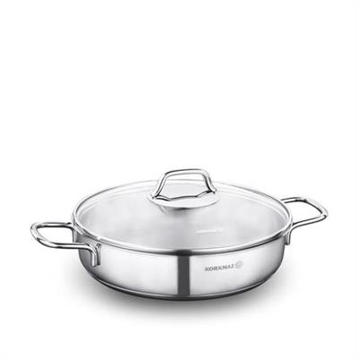 Korkmaz Perla 26X7 Cm Kısa Tencere