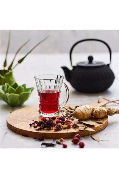 Lav Venüs Kuplu Çay Bardağı 6Lı