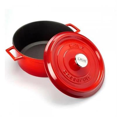 Lava Derin Tencere Kırmızı 28 Cm
