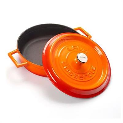 Lava Kısa Tencere Turuncu 24 Cm