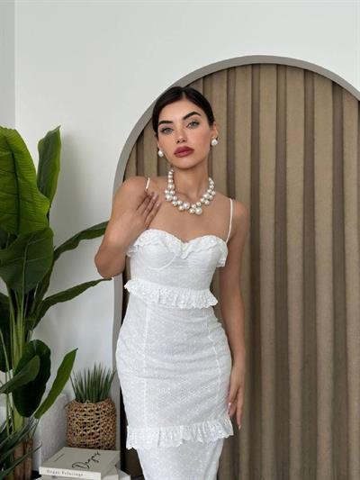 Lere Ip Askılı Elbise