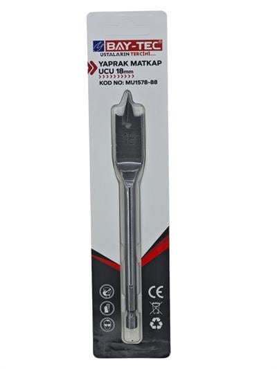 MU1578-88   Bay-Tec Yaprak Matkap Ucu 18mm