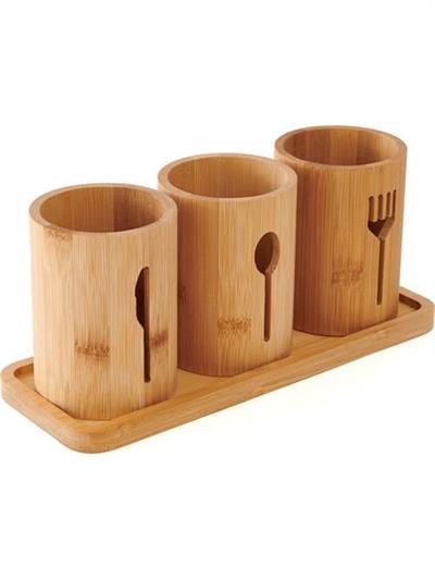 Mien 3 lü Bambu Kaşıklık Seti