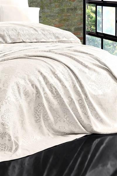 Nazik Nevresim Pike Set CK Bej Valeria