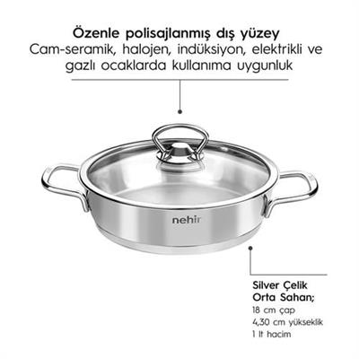 Nehir Klasik 6 Parça Sahan Seti