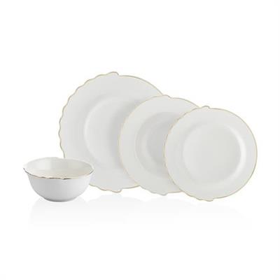 Neva Hibrit Gold Yemek Takımı 24 Prc N3521