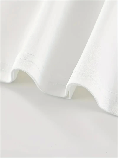 New York Baskılı Oversize Bisiklet Yaka T-shirt - Beyaz