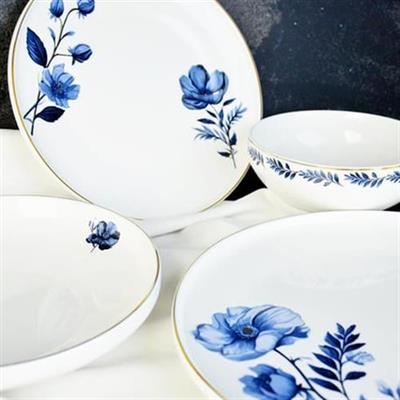 Paçi Clodia 24 Parça 6 Kişilik Çiçekli Yemek Takımı 800471