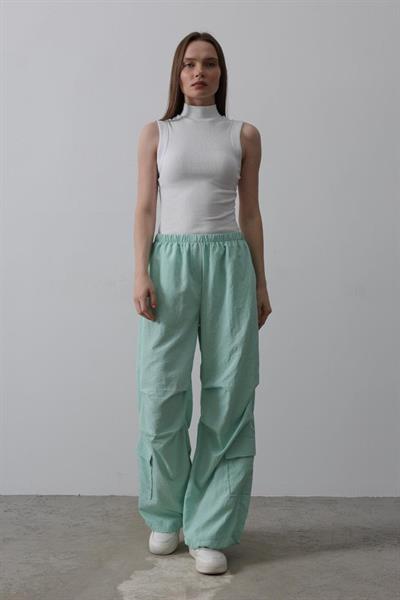 Paraşüt Cargo Pantolon - Mint