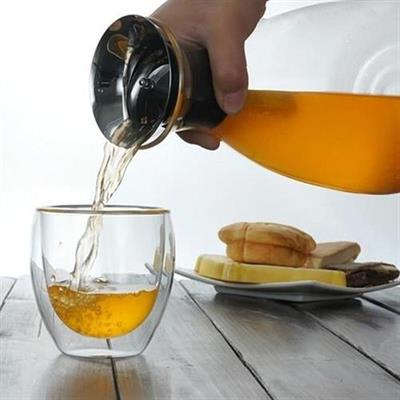 Perotti Çift Cidarlı Ahşap Kapaklı Bardak 250 ML