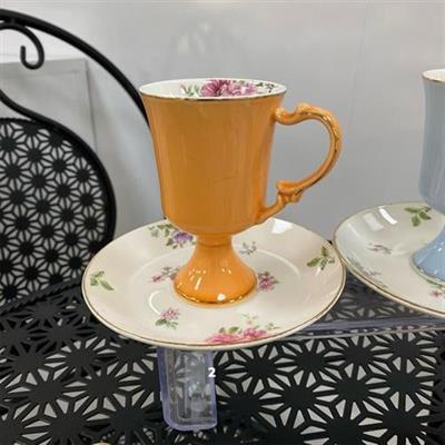 Perotti Color  Flowe 6 Kişilik Kahve Fincan Takımı 16824