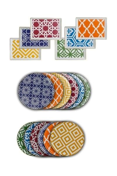 Porland 18 Parça Morocco Kahvaltı Takımı