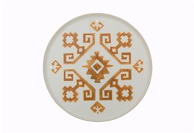 Porland Arabesque Desen1 Düz Tabak 27Cm