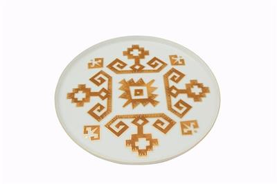 Porland Arabesque Desen1 Düz Tabak 27Cm