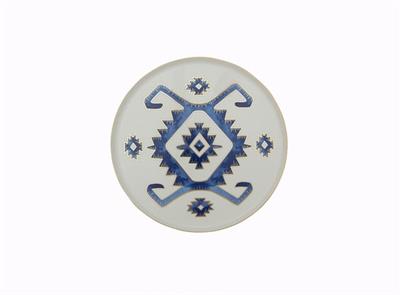 Porland Arabesque Desen5 Düz Tabak 18Cm