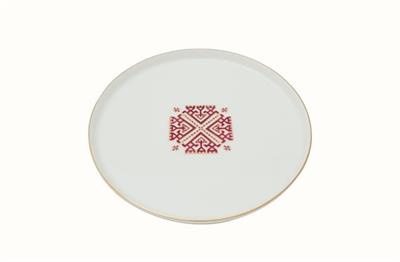 Porland Arabesque Desen6 Düz Tabak 21Cm