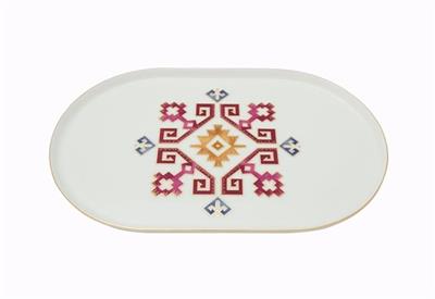 Porland Arabesque Kayık Tabak 32Cm