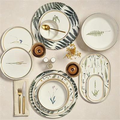 Porland Botanical 60 Parça 12 Kişilik Yemek Takımı