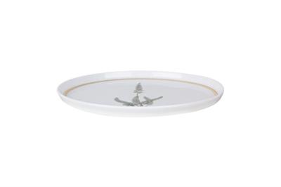 Porland Botanical Desen1 Düz Tabak 21Cm