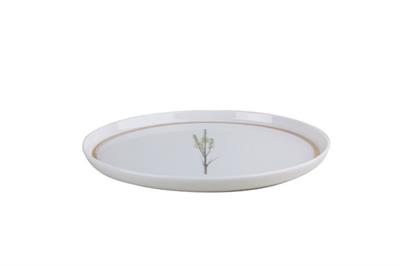 Porland Botanical Desen2 Düz Tabak 21Cm