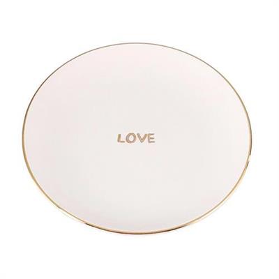 Porland Date Desen2 Düz Tabak 17Cm