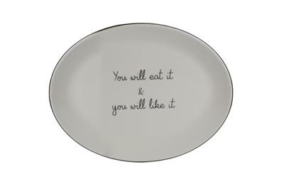 Porland Hope Kayık Tabak 28Cm