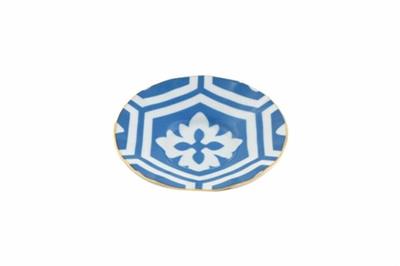 Porland Morocco Desen2 Mavi Ergonomik Çay Tabağı 12Cm