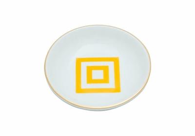 Porland Morocco Desen4 Sarı Mini Kase 10Cm