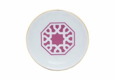 Porland Morocco Desen5 Fuşya Mini Kase 10Cm