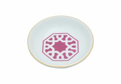 Porland Morocco Desen5 Fuşya Mini Kase 10Cm