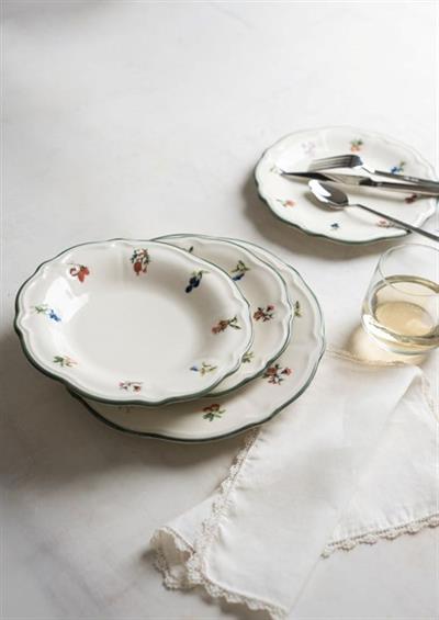Porser Vintage Rose Fulya 24 Parça 6 Kişilik Yemek Takımı