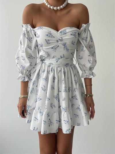 Rucka Belden Bağlamalı Mini Elbise