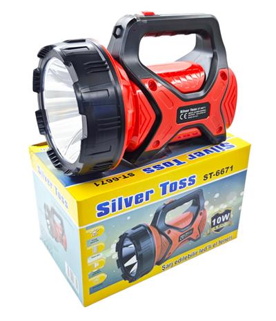 ST-6671   SİLVER TOSS 10W ŞARJLI EL FENERİ