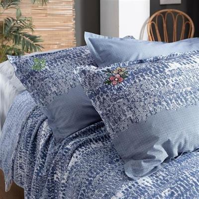 Sarev Darcia Tek Kişilik Pike Takımı İndigo