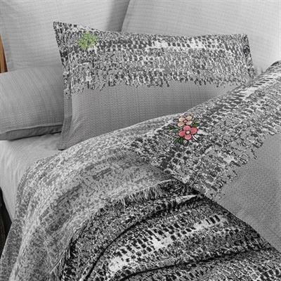 Sarev Darcia Tek Kişilik Pike Takımı Siyah V1